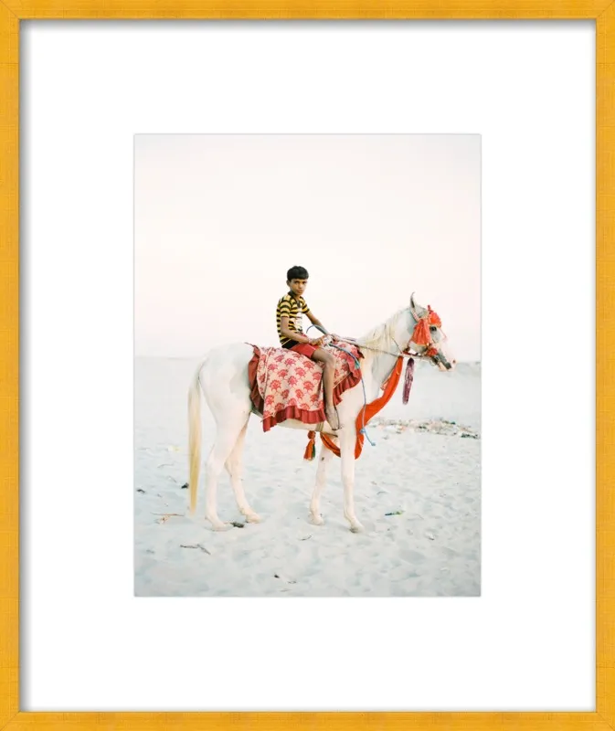 Boy on Horse by Andrew Jacona for Artfully Walls