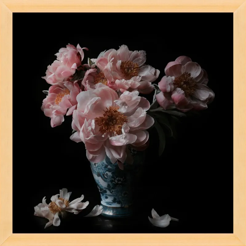 Pink Peonies  by Lucy Snowe for Artfully Walls