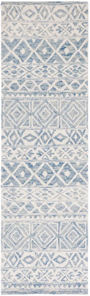 Lauren Ralph Lauren Collection Theresa Rug, Ivory / Blue, 2'3" x 10'