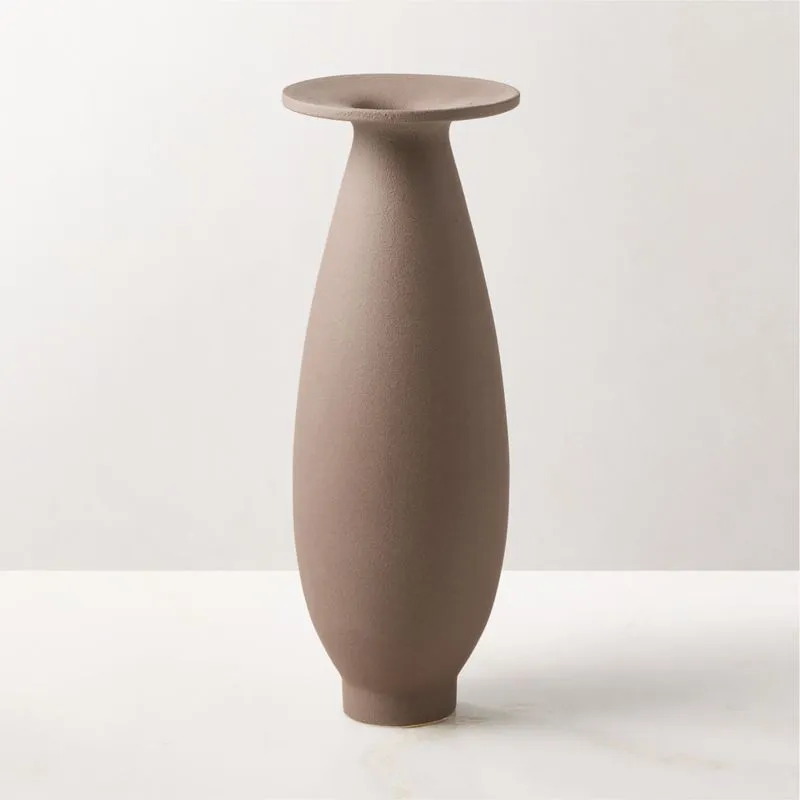 Leplaine Dark Mauve Ceramic Vase