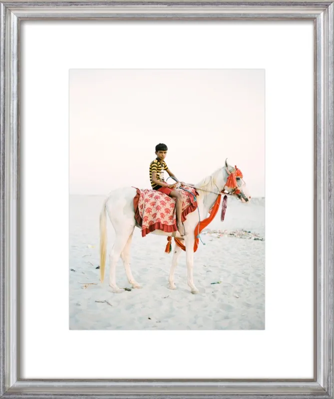 Boy on Horse by Andrew Jacona for Artfully Walls