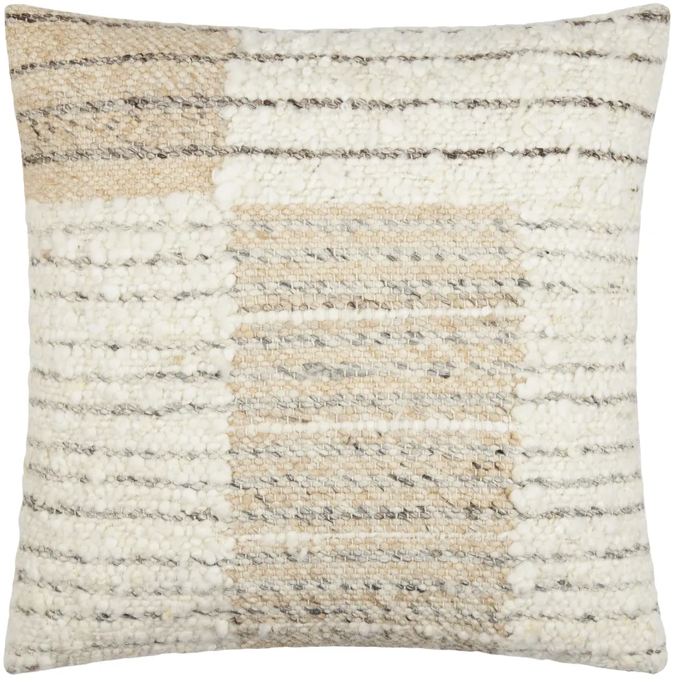 Deccan Traps DTP-004 22"L x 22"W Down Filled Pillow