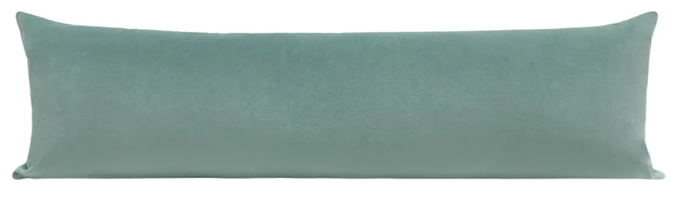 THE XL LUMBAR :: SOCIETY VELVET // CERULEAN BLUE - 14" X 48"