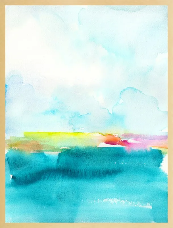 Oceanscape II by Christine Lindstrom for Artfully Walls