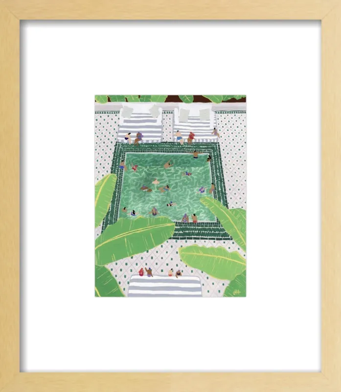 Green Riad by Joanne Ho for Artfully Walls