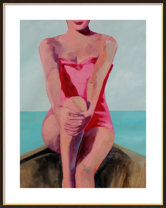 Woman in a Boat by T. S. Harris for Artfully Walls