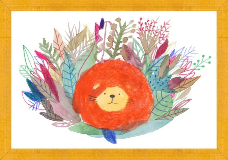 Lion by Marion Barraud for Artfully Walls