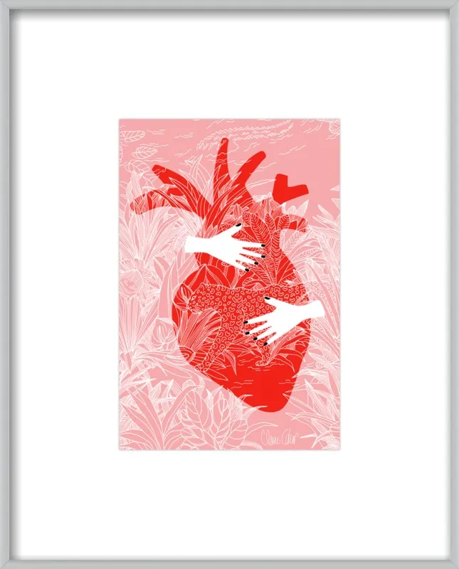 REFUGE ROSE by Claire Colin for Artfully Walls
