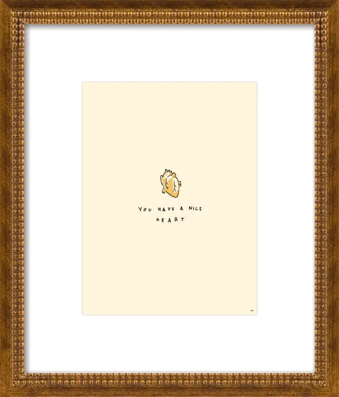 You Have A Nice Heart by Melody Hansen for Artfully Walls