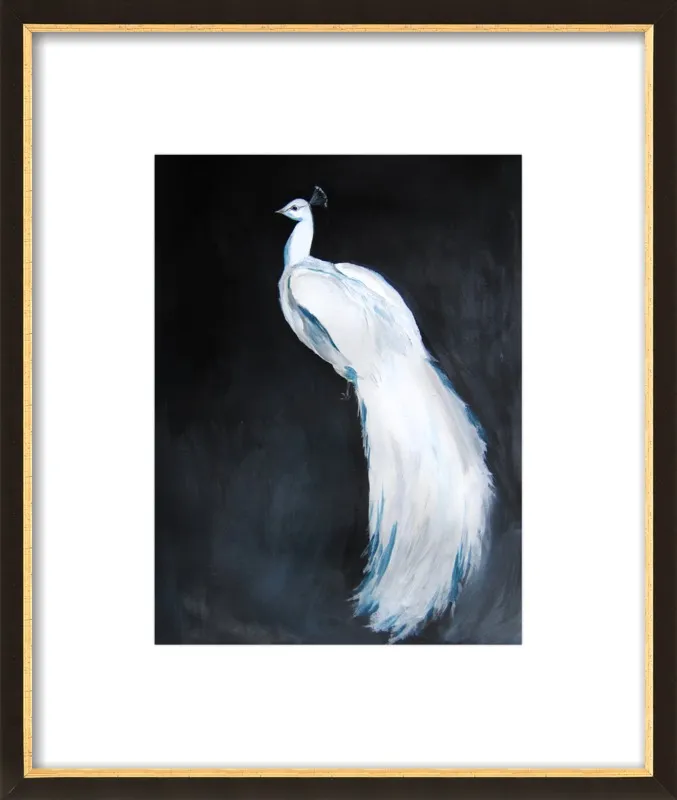 White Peacock II by Christine Lindstrom for Artfully Walls