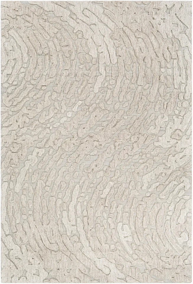 Oakland Beige Indoor 2' x 3' Handmade Rug