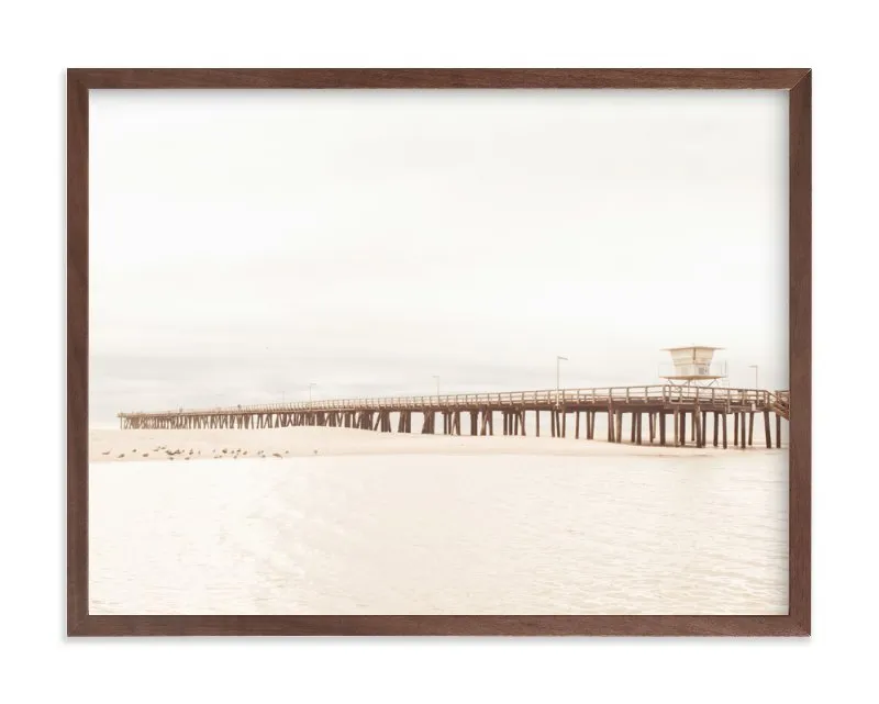 Stormy Pier Limited Edition Fine Art Print