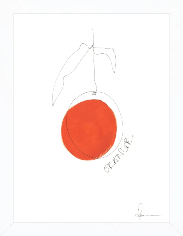 Orange by Polly Mann for Artfully Walls