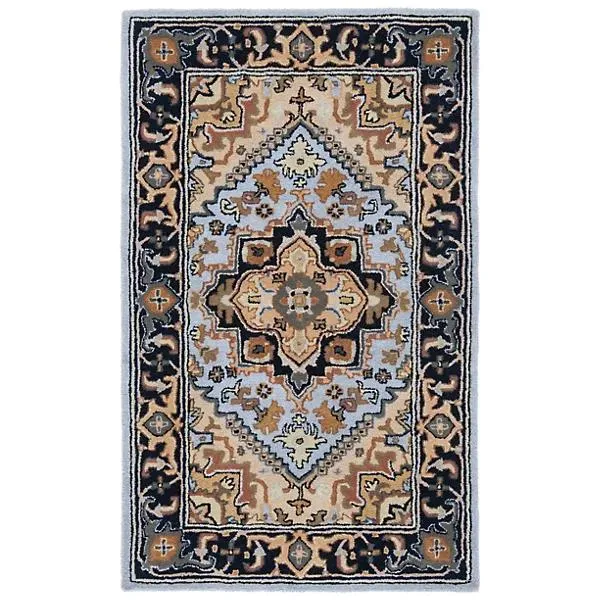 Heritage Row Heriz Medallion Area Rug