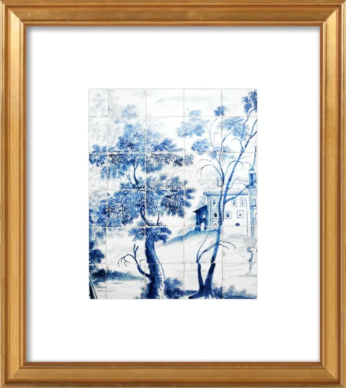 Lisbon Blue Tiles Two by Lupen Grainne for Artfully Walls