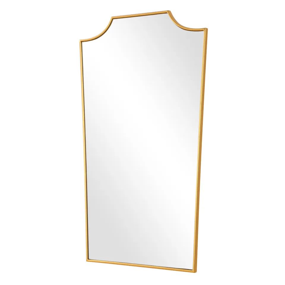 Demure Antique Gold Mirror