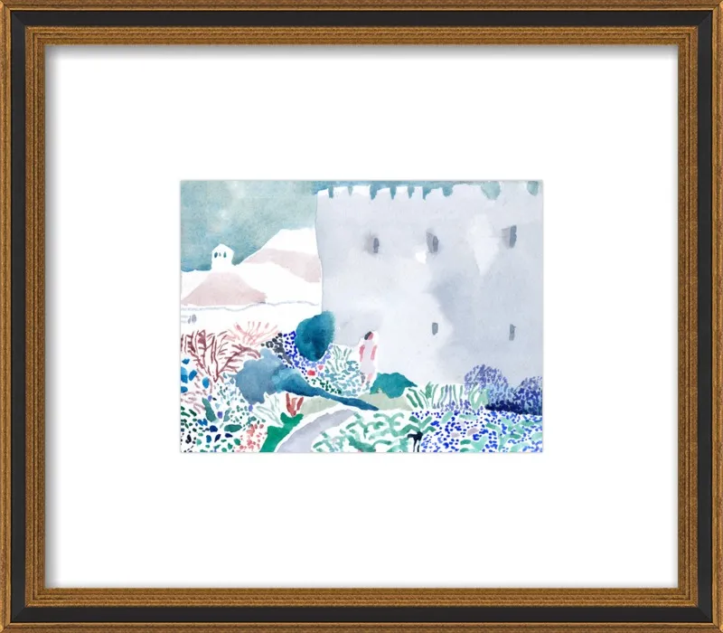 Castle Flowers by Charlotte Ager for Artfully Walls