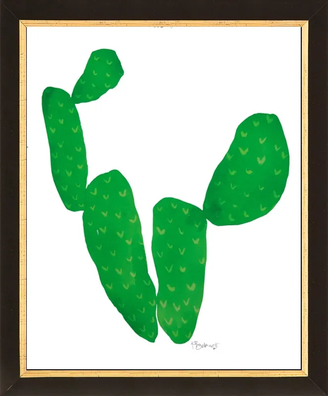 Green Cacti by Kate Roebuck for Artfully Walls
