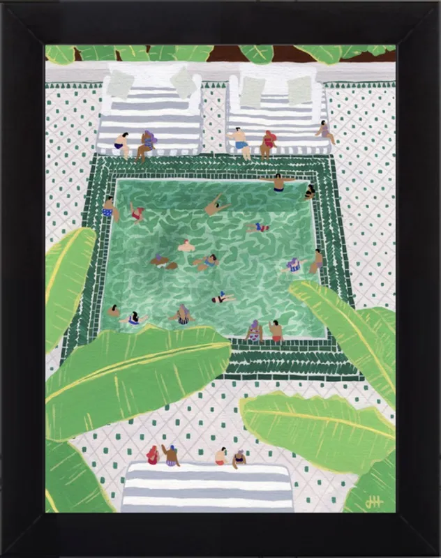 Green Riad by Joanne Ho for Artfully Walls