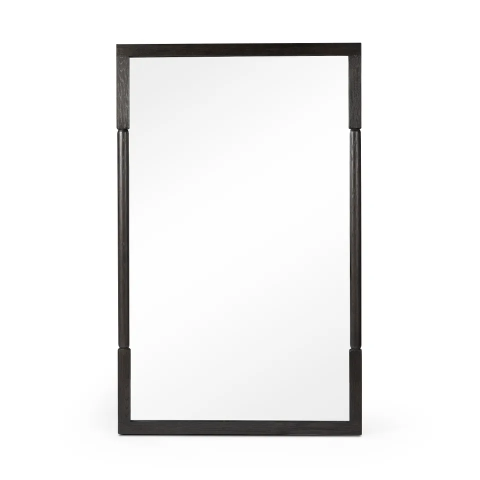 Concord Floor Mirror-Charcoal Oak