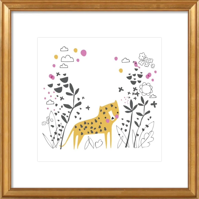 Little jungle leopard by Lizzie Mackay for Artfully Walls