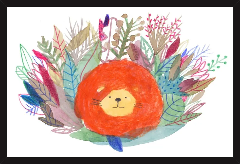 Lion by Marion Barraud for Artfully Walls