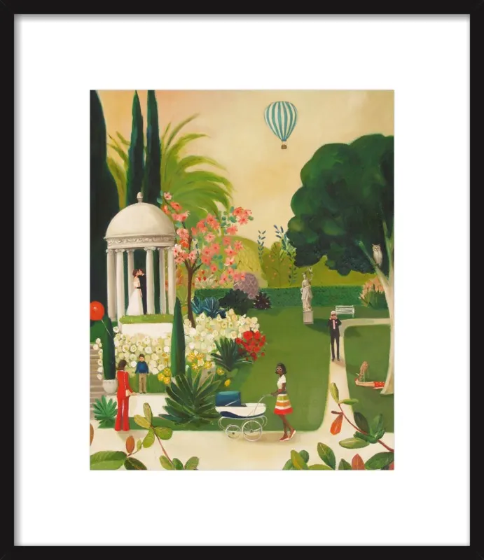 A Fainting in the Botanical Gardens by Janet Hill for Artfully Walls
