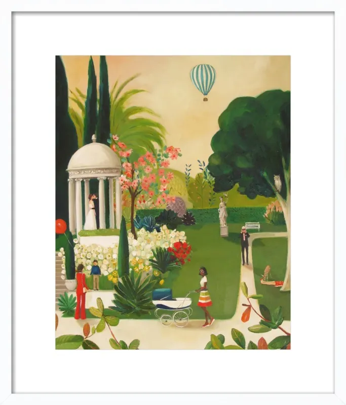 A Fainting in the Botanical Gardens by Janet Hill for Artfully Walls