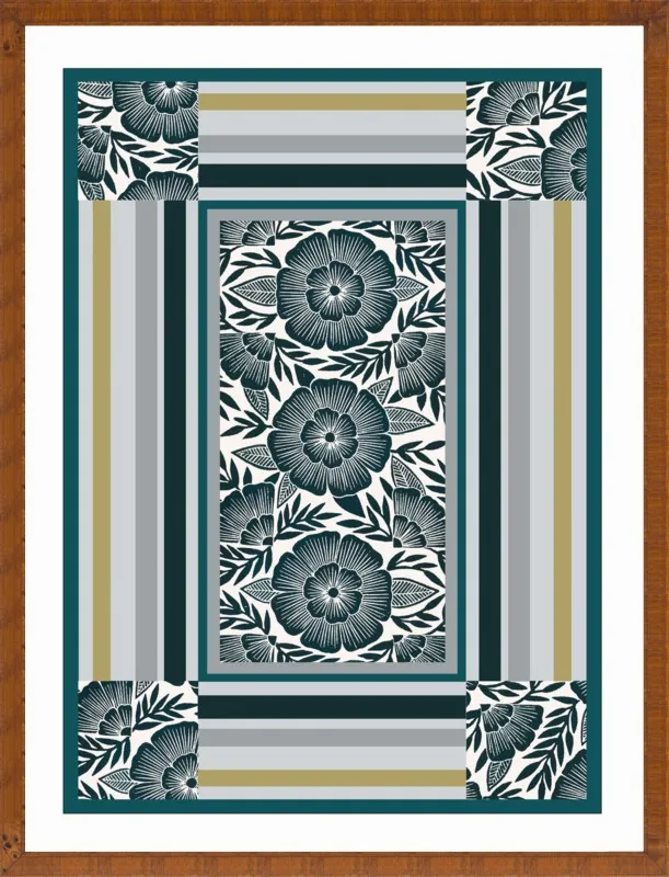 Botanical Frame 1 by Katharine Watson for Artfully Walls