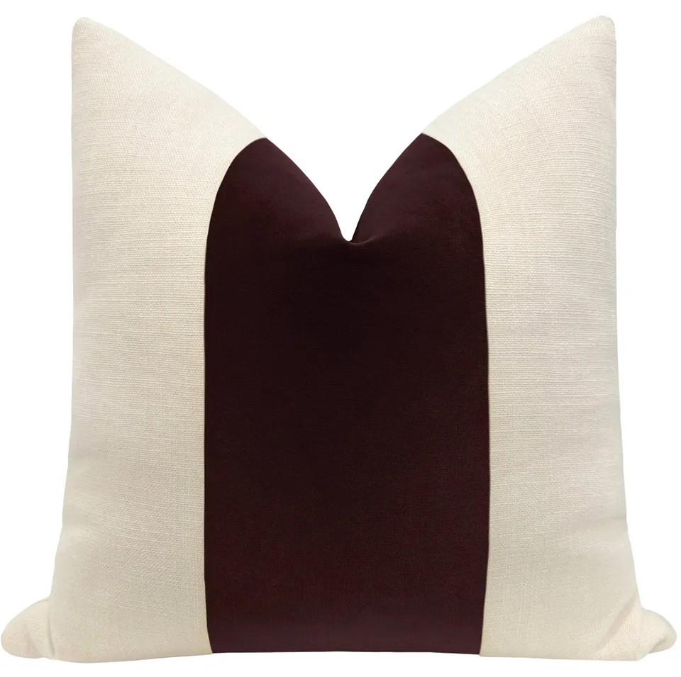 PANEL :: SIGNATURE VELVET // MERLOT - 20" X 30" QUEEN SHAM