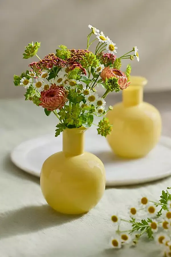 Colorful Glass Bud Vase