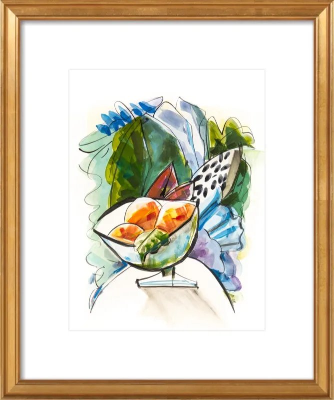 Still life with oranges by Becky Aubry for Artfully Walls