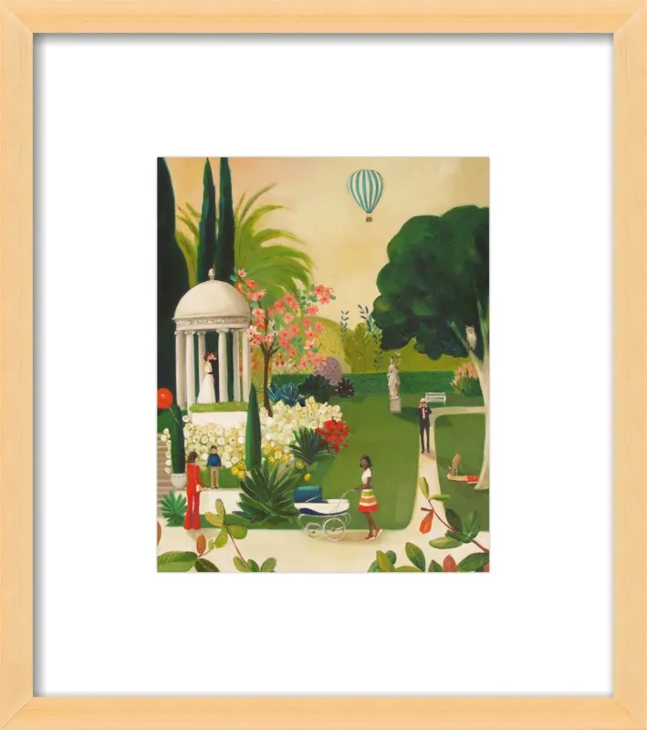 A Fainting in the Botanical Gardens by Janet Hill for Artfully Walls