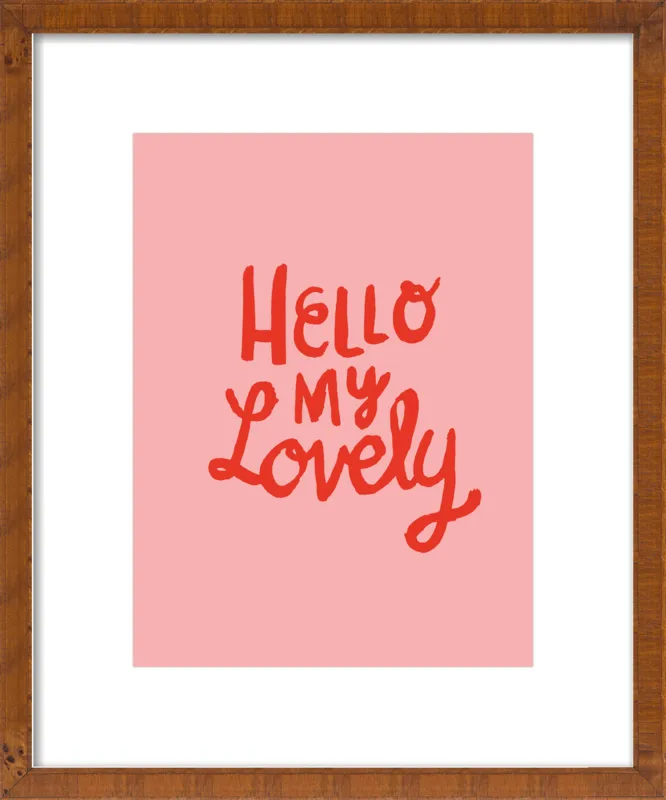 Hello My Lovely by Paula Mills for Artfully Walls