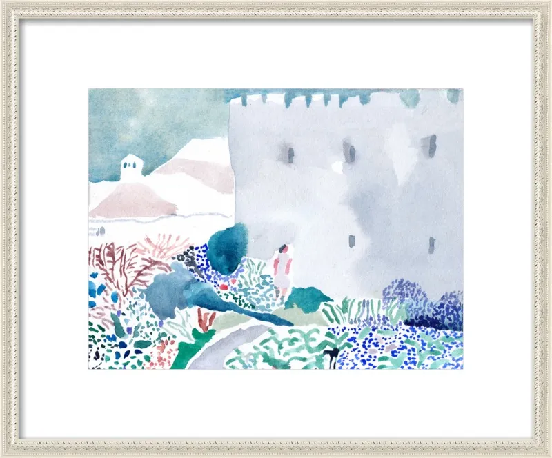Castle Flowers by Charlotte Ager for Artfully Walls