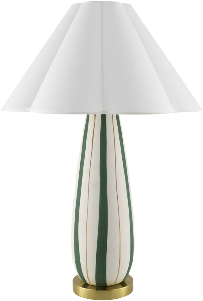Tohen  Glazed 28"H x 19"W x 19"D Accent Table Lamp