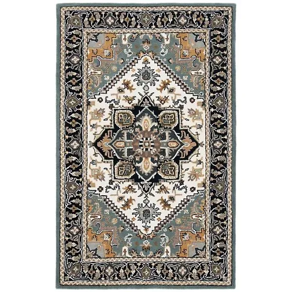 Heritage Row Heriz Medallion Area Rug