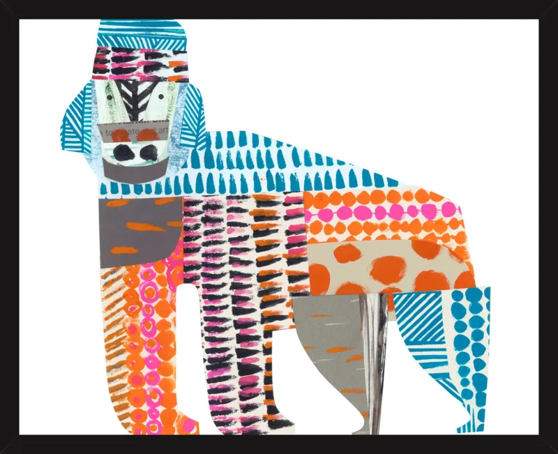 gorilla by Clare Youngs for Artfully Walls