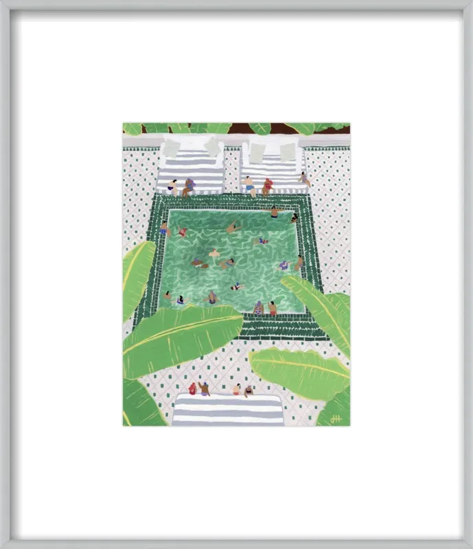 Green Riad by Joanne Ho for Artfully Walls