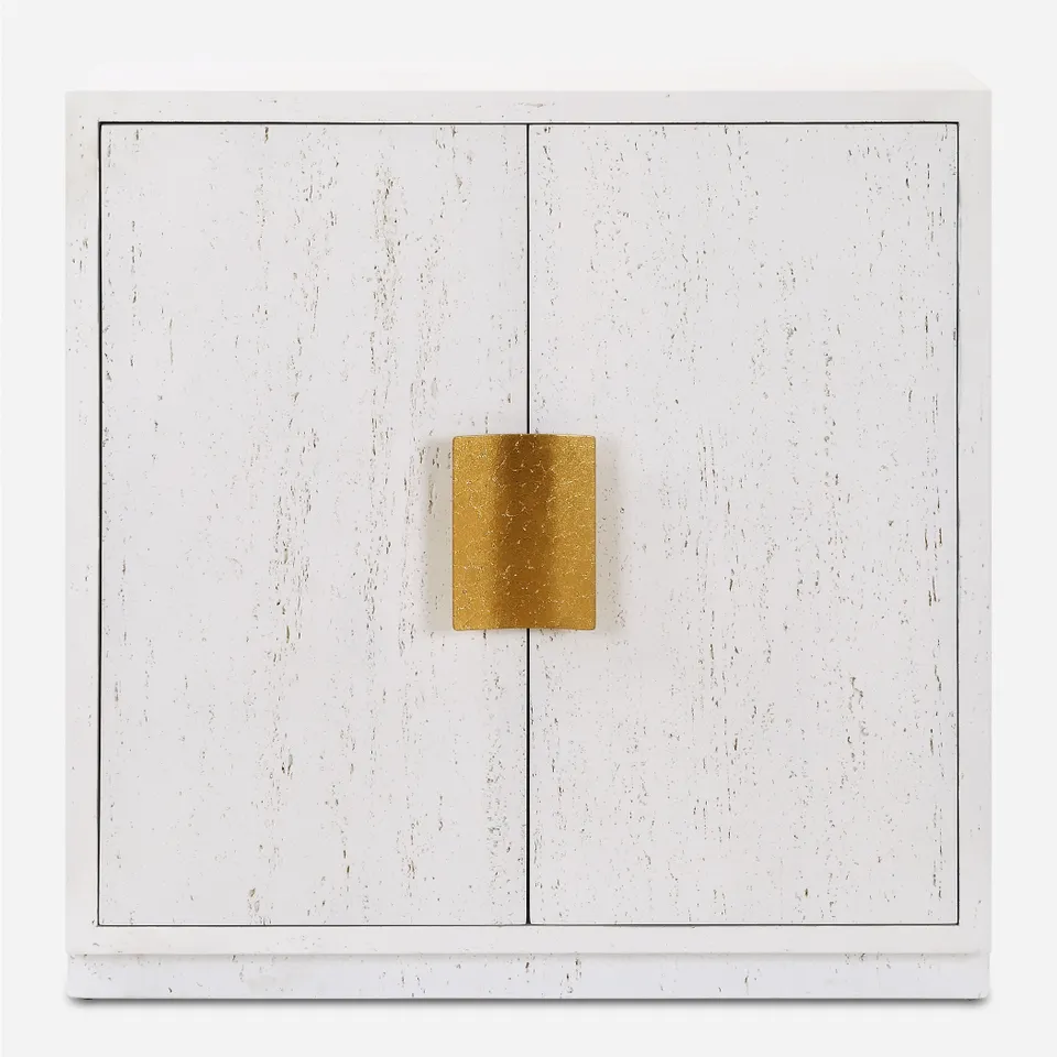 Emma 2 Door White Cabinet