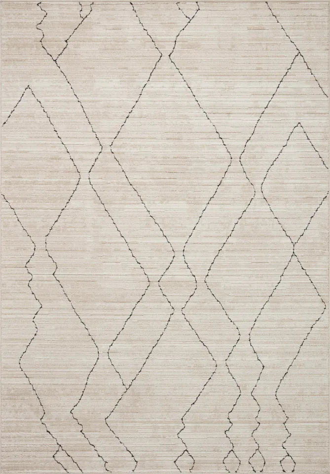 Loloi Darby Sand / Charcoal 18" x 18" Sample