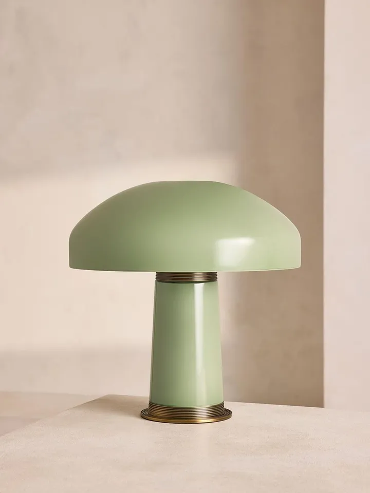 Janie Table Lamp, Green, US