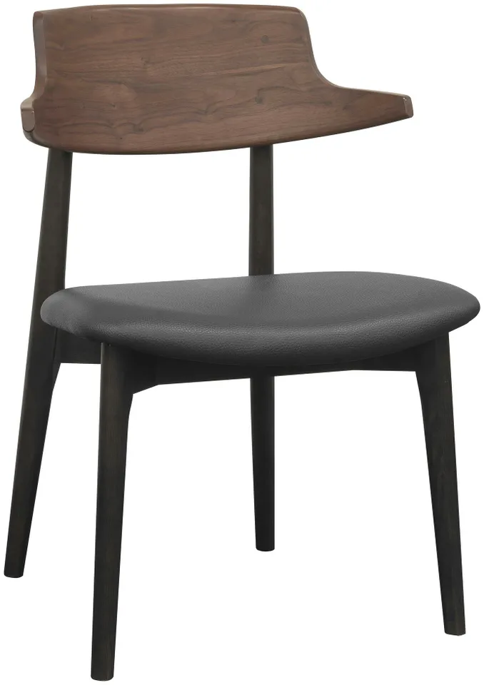 Billings Faux Leather 30"H x 21"W x 21"D,  30"H x 21"W x 21"D Dining Chair
