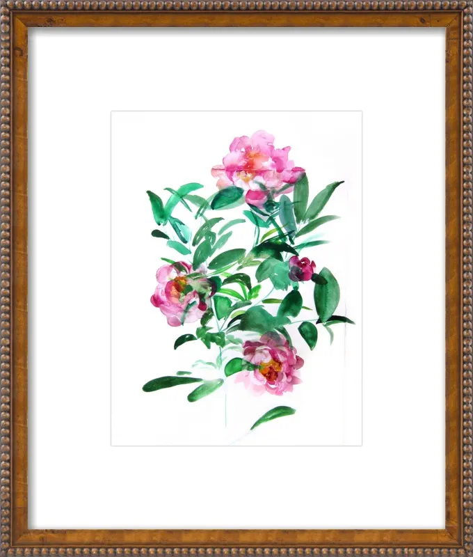Peonies by Christine Lindstrom for Artfully Walls