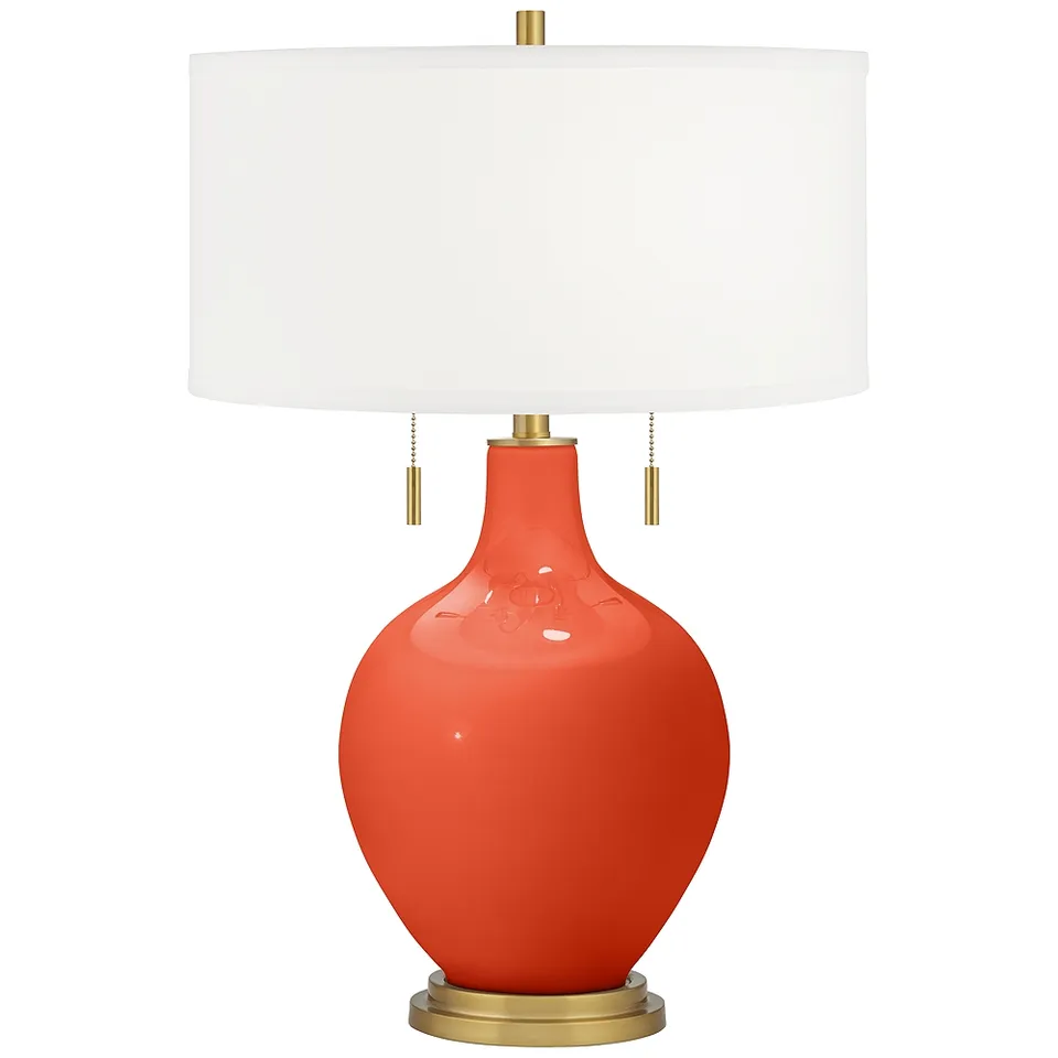Daredevil Toby Brass Accents Table Lamp