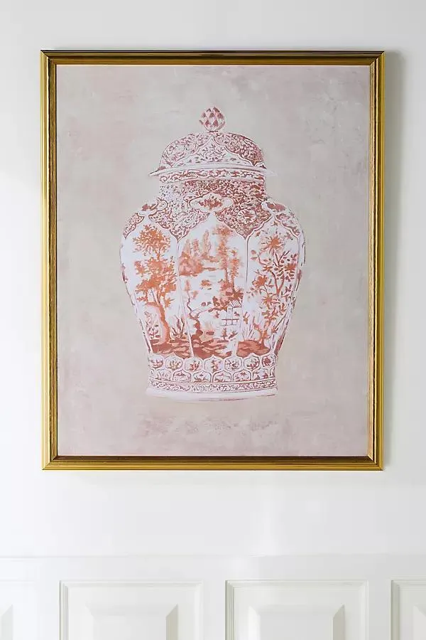 Vintage Ginger Jar Wall Art