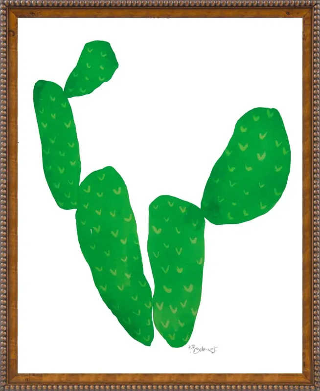 Green Cacti by Kate Roebuck for Artfully Walls