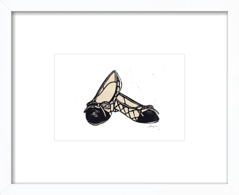 Chanel Ballet Flats by Anna See for Artfully Walls