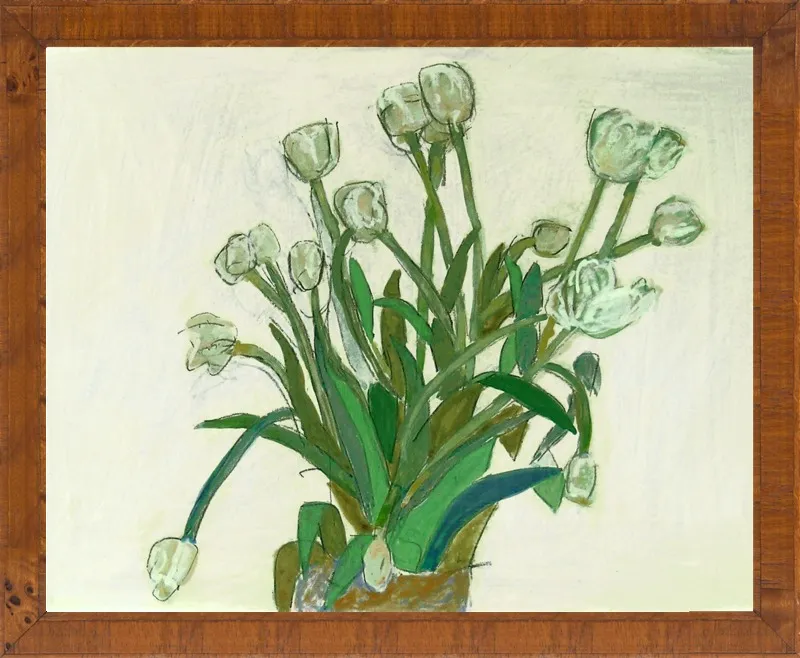 viridiflora tulip by Liz Innvar for Artfully Walls