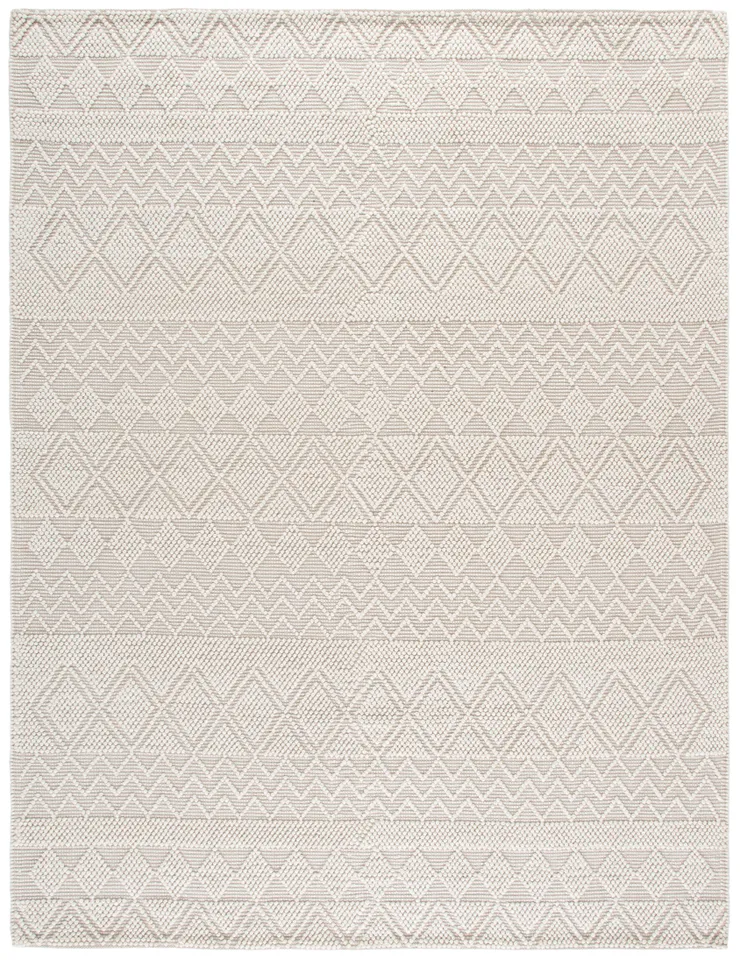 Safavieh Couture Natura Collection Hand Tufted Area Rug, Ivory, 8' x 10'